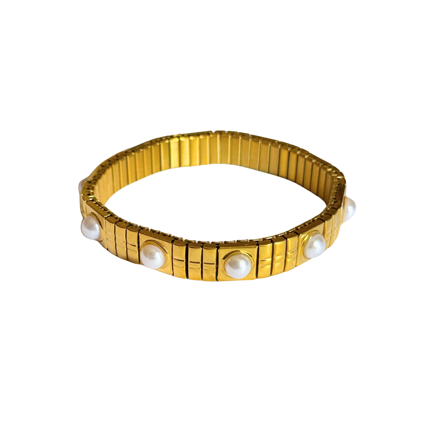 Classic Pearls Bangle
