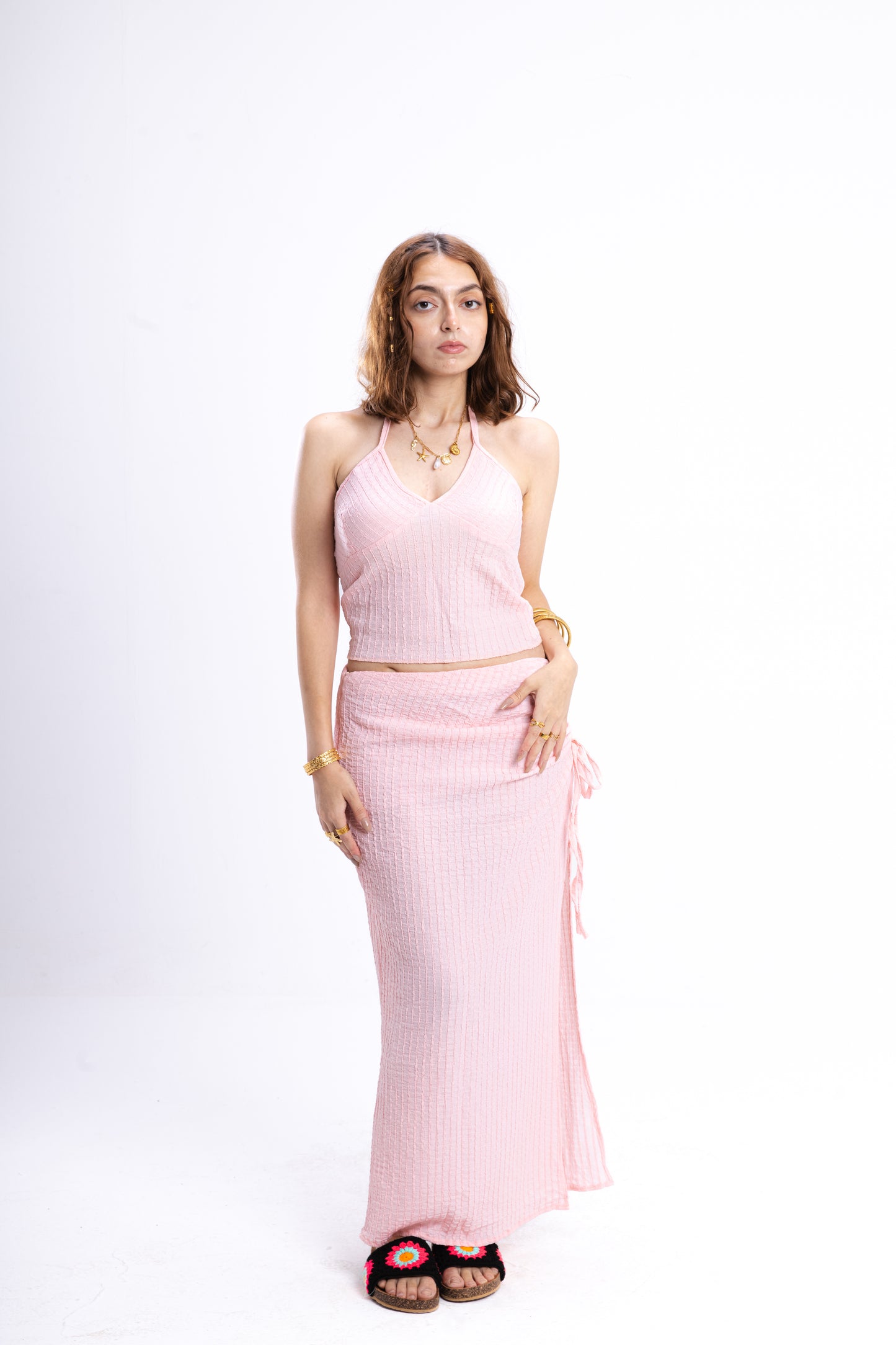 Pink Golden Aura Top