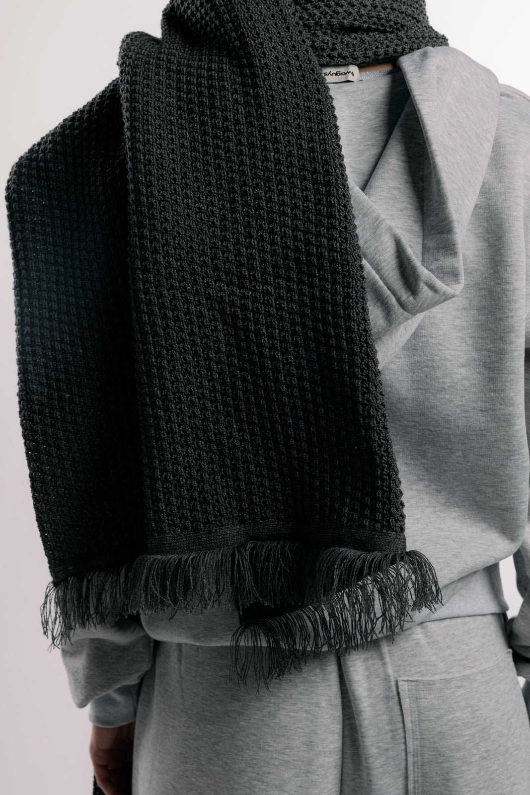 Dark Grey Shawl