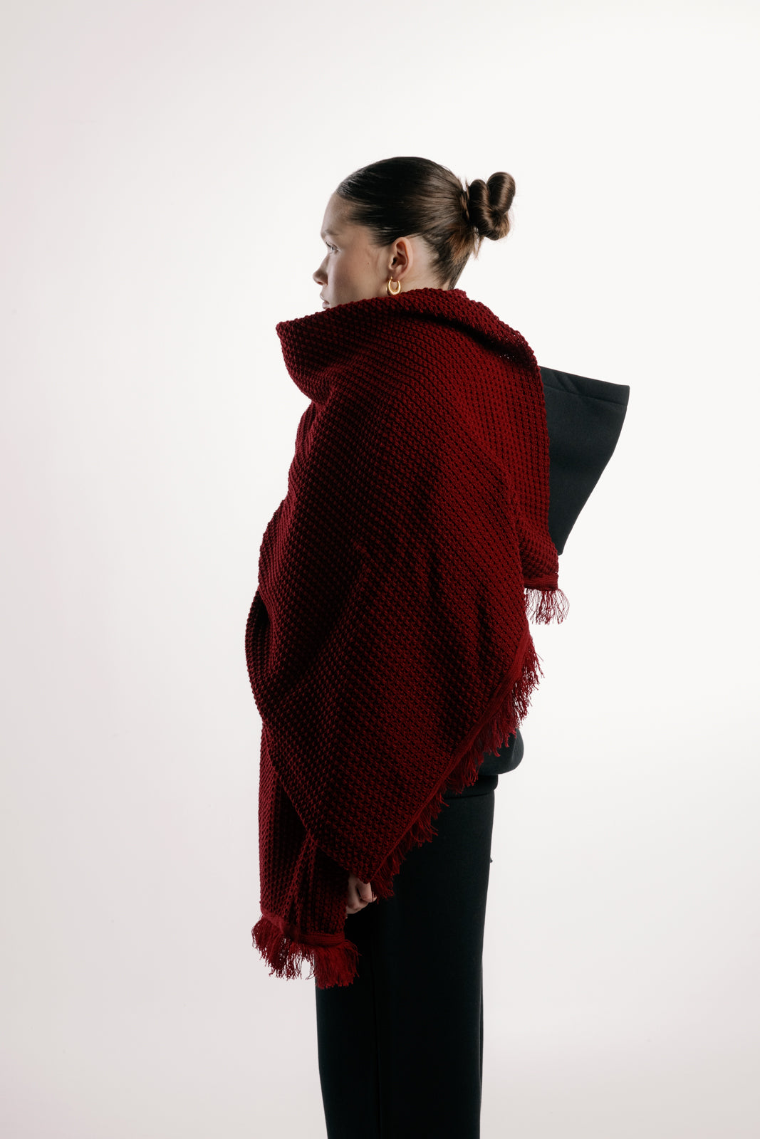Burgundy Shawl