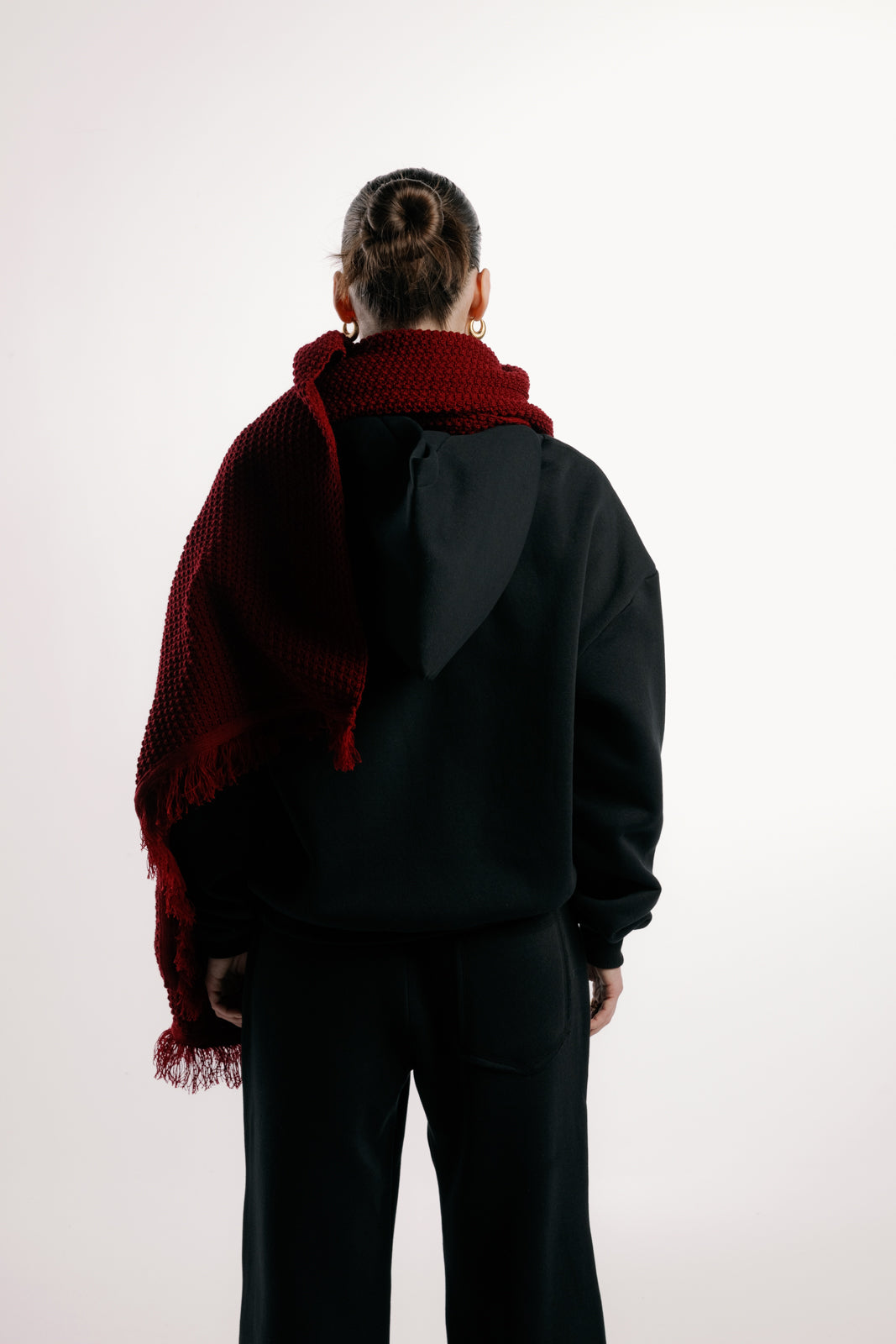 Burgundy Shawl