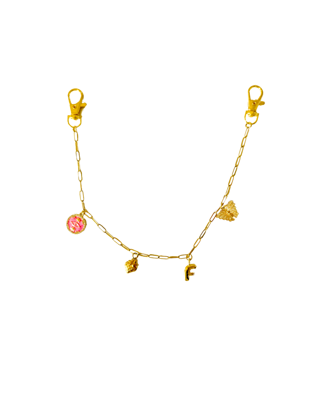 Stacked Chain Bag Charm
