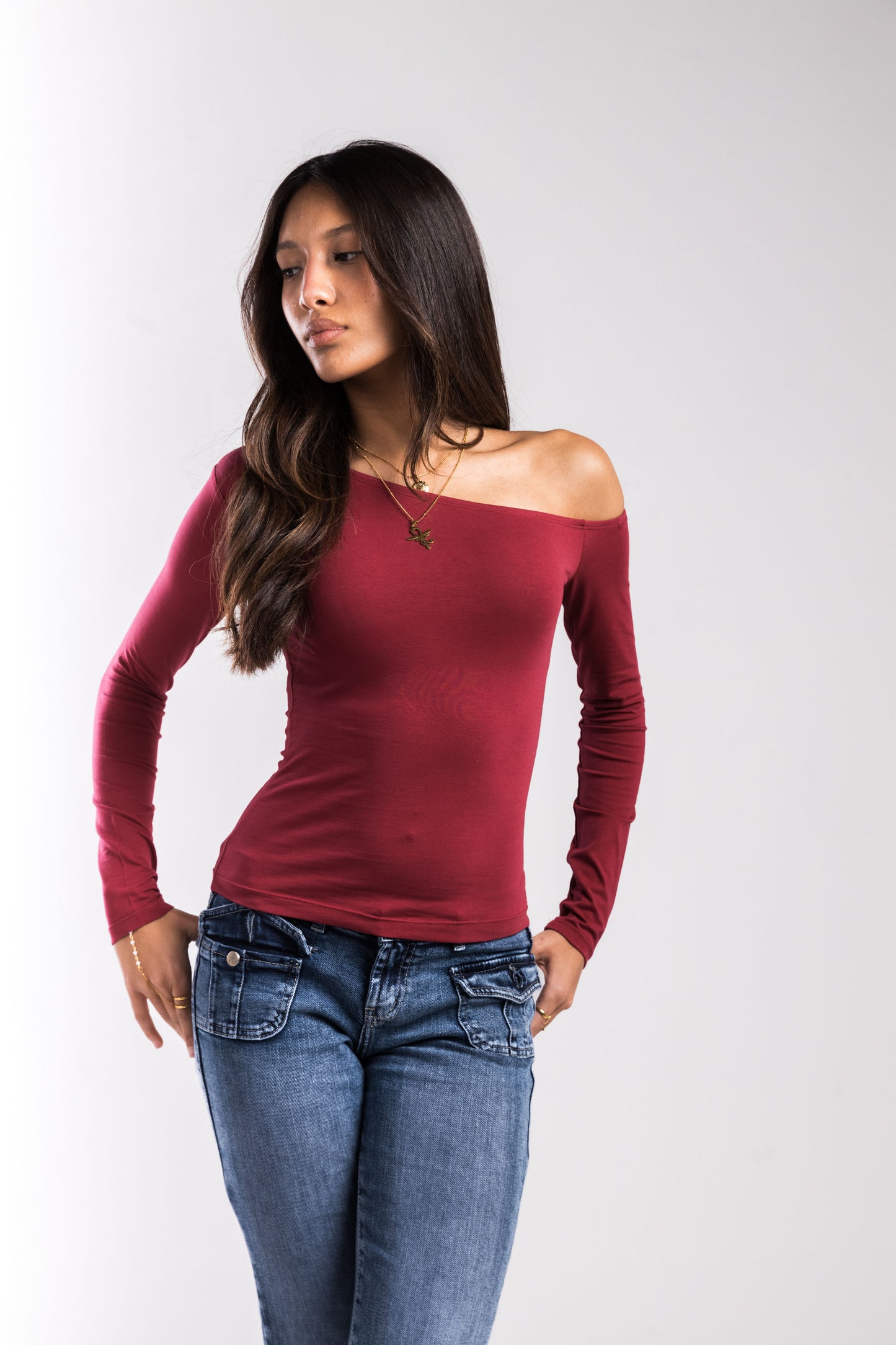 Burgundy Sway Top