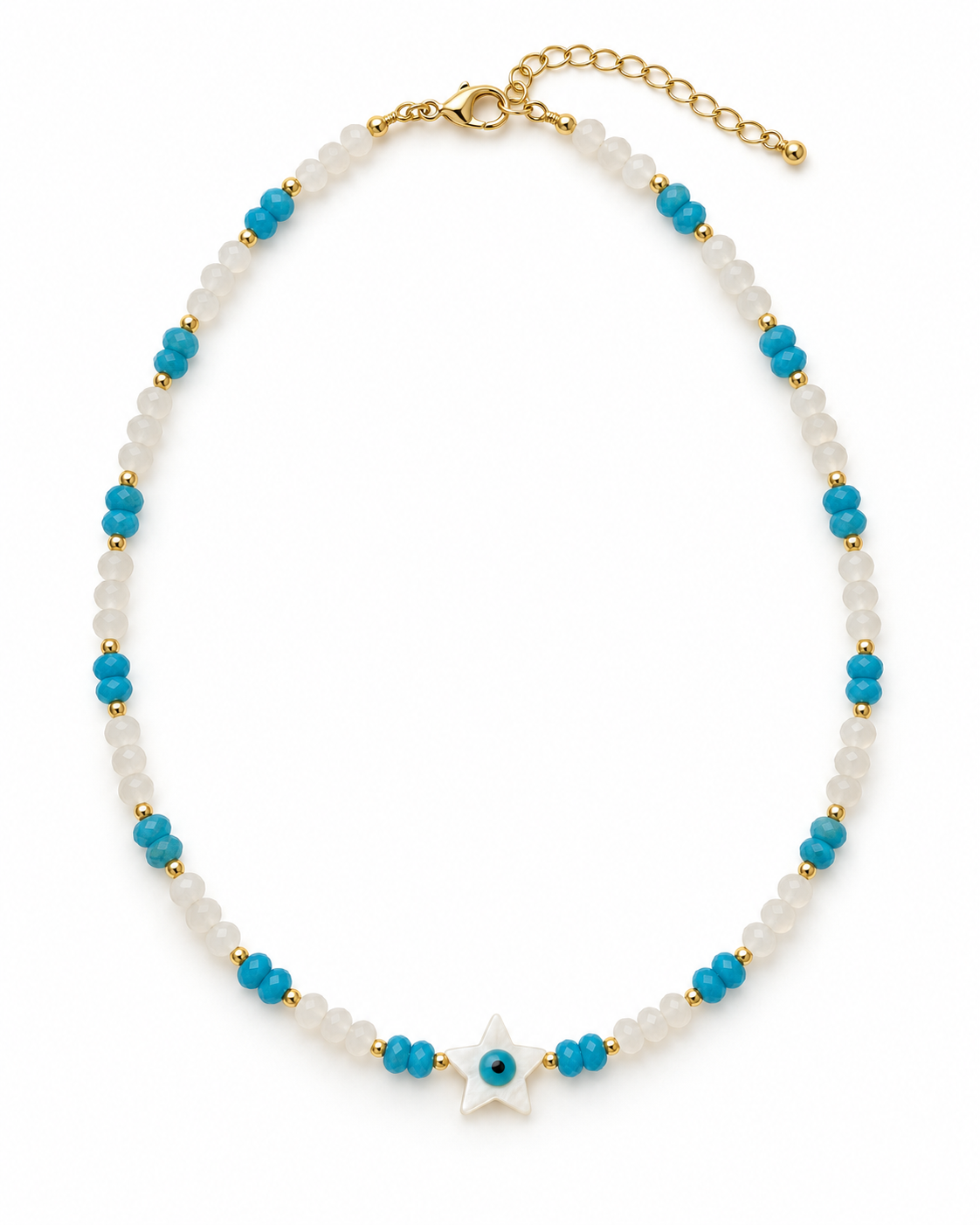 Evil Eye Star Necklace