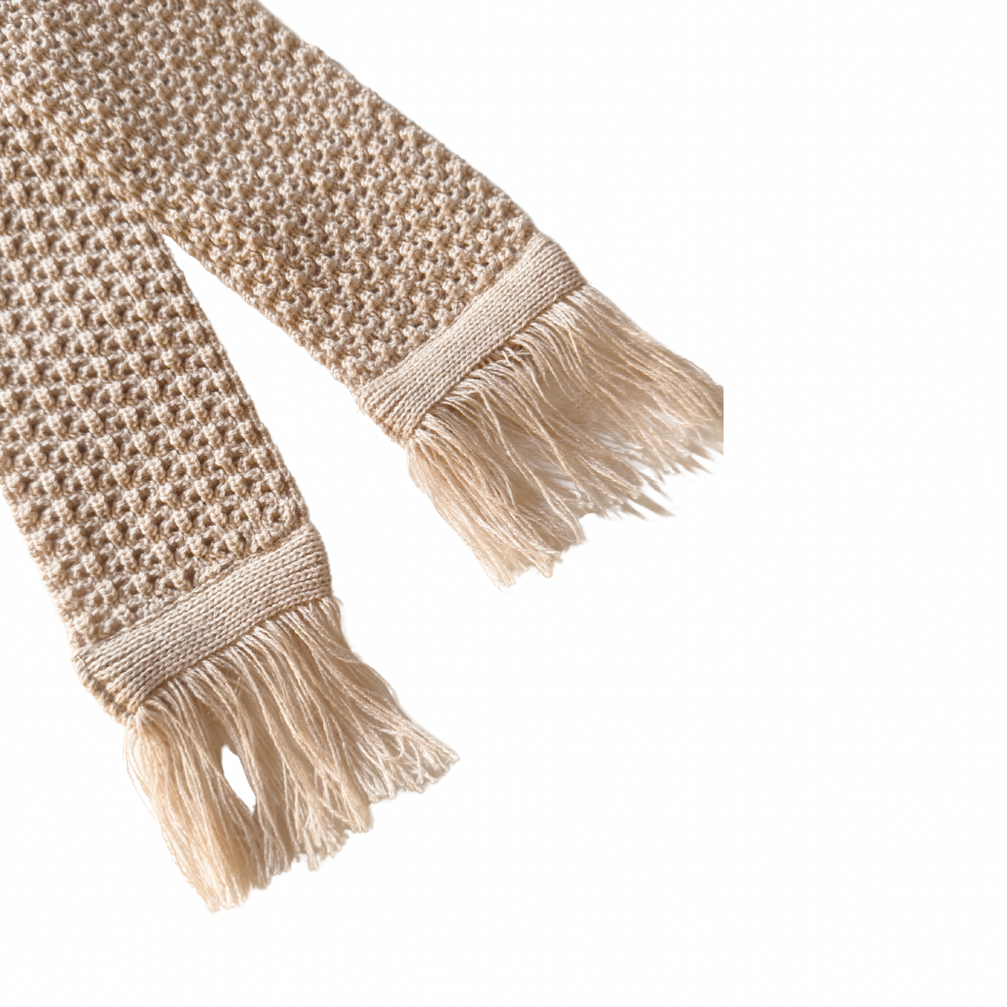 Beige Classic Thin Scarf