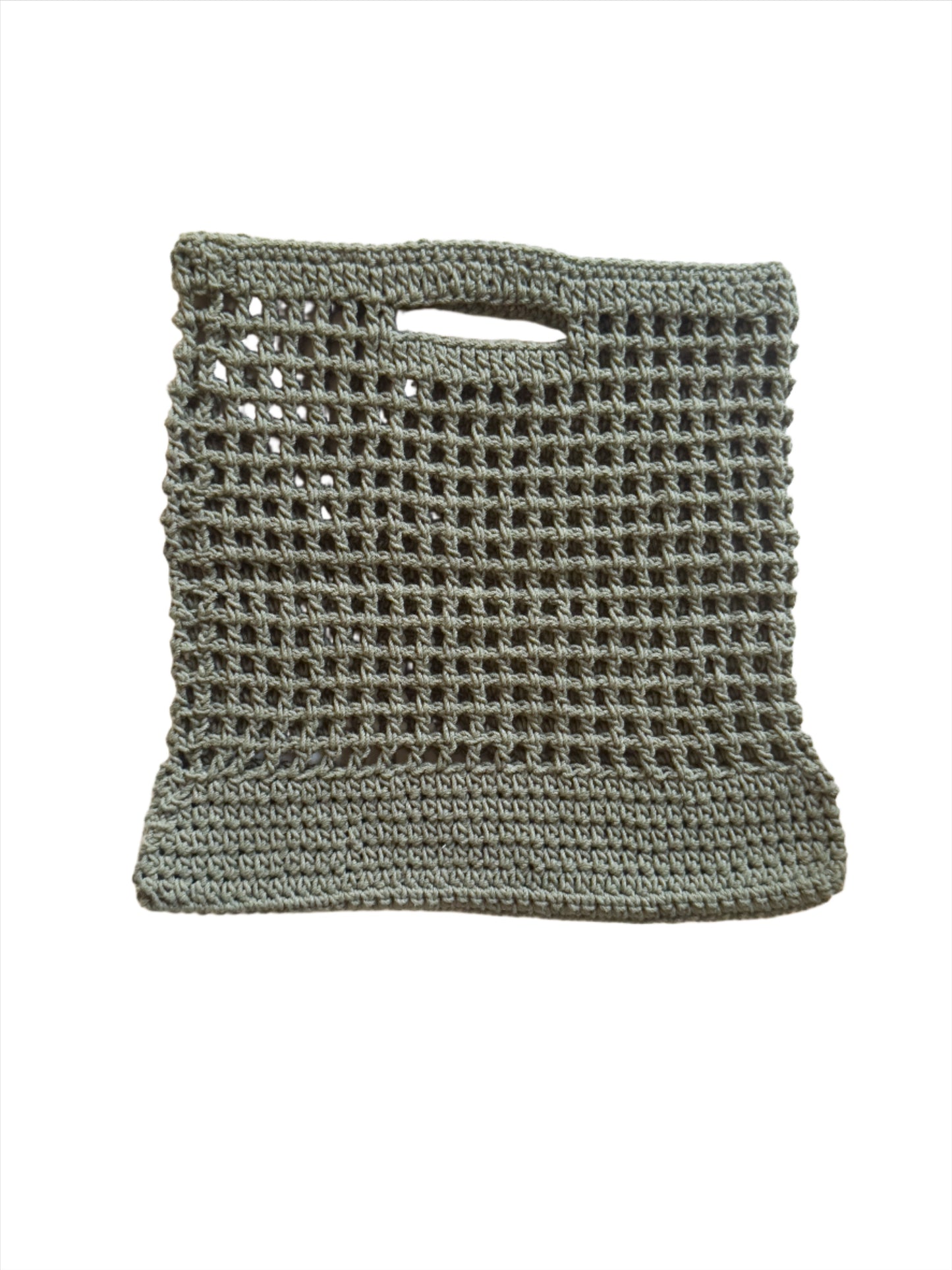 Olive Green Crochet Bag