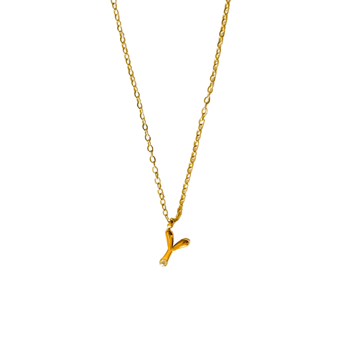 Diamond Initial Necklace