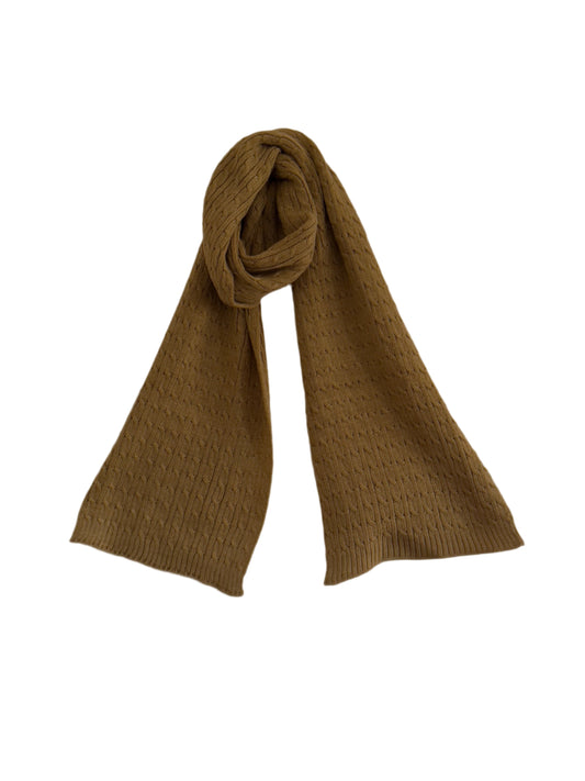 Camel Braided Scarf