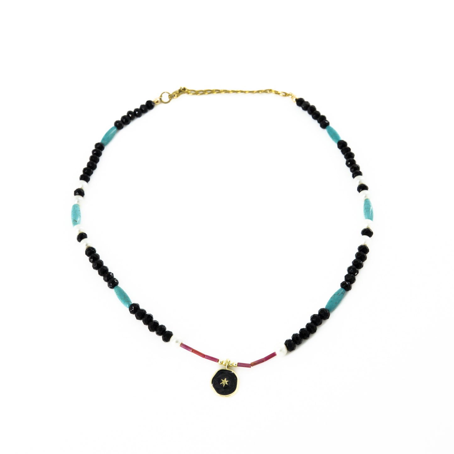 Black Star Beaded Choker