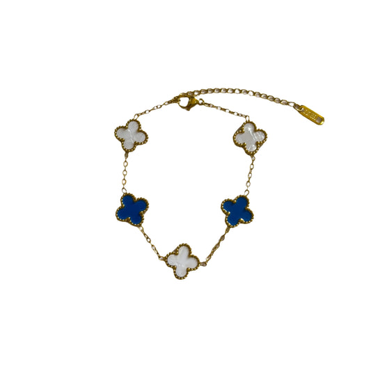 Blue and Gold Van Cleef Bracelet