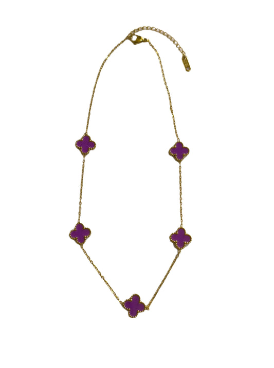 Purple Van Cleef Necklace