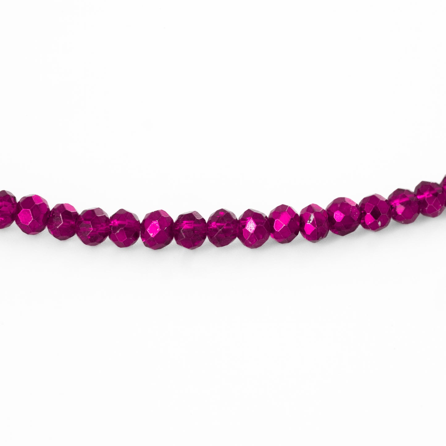 Hot Pink Beaded Choker