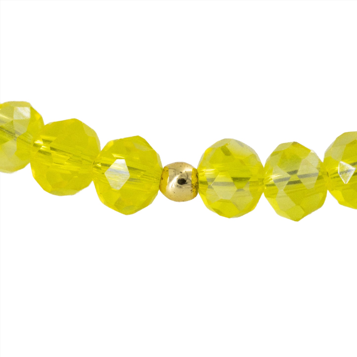 Yellow Beaded Choker