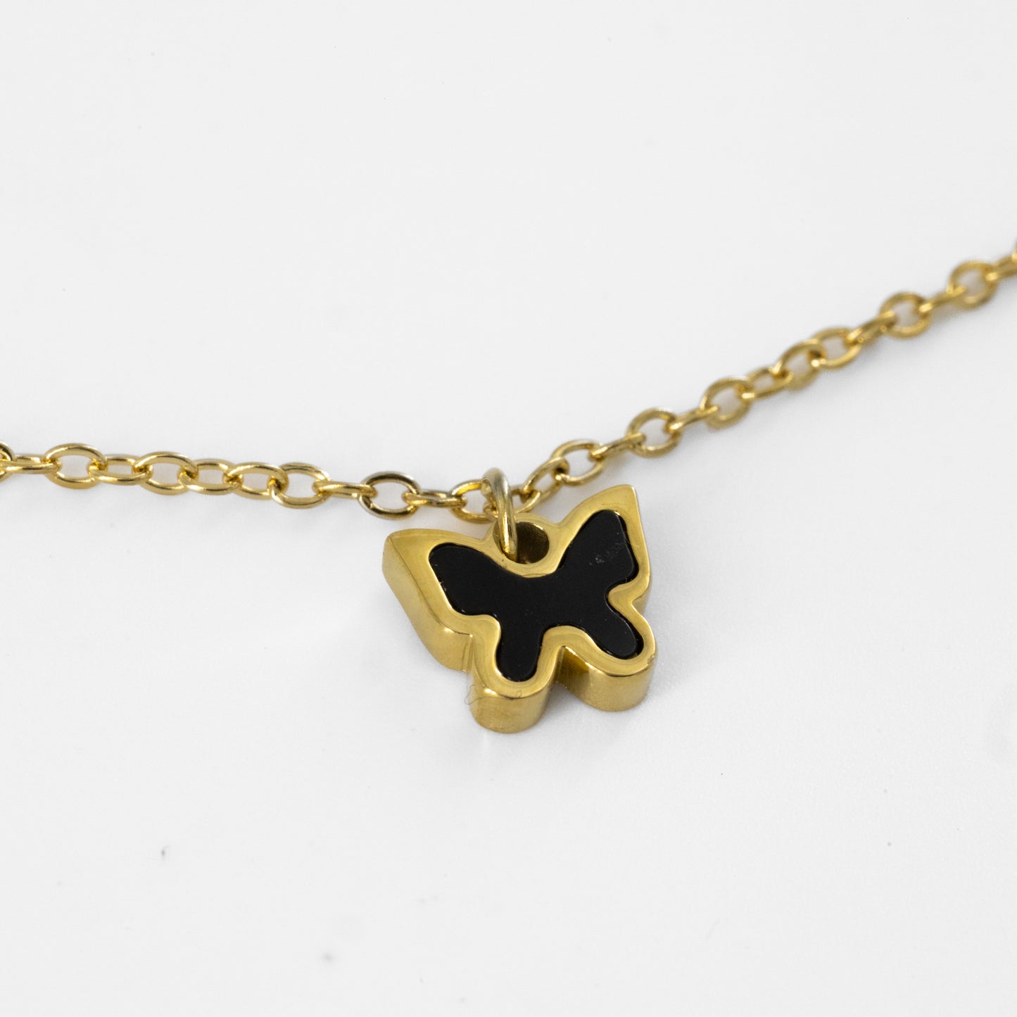 Black Butterflies Necklace