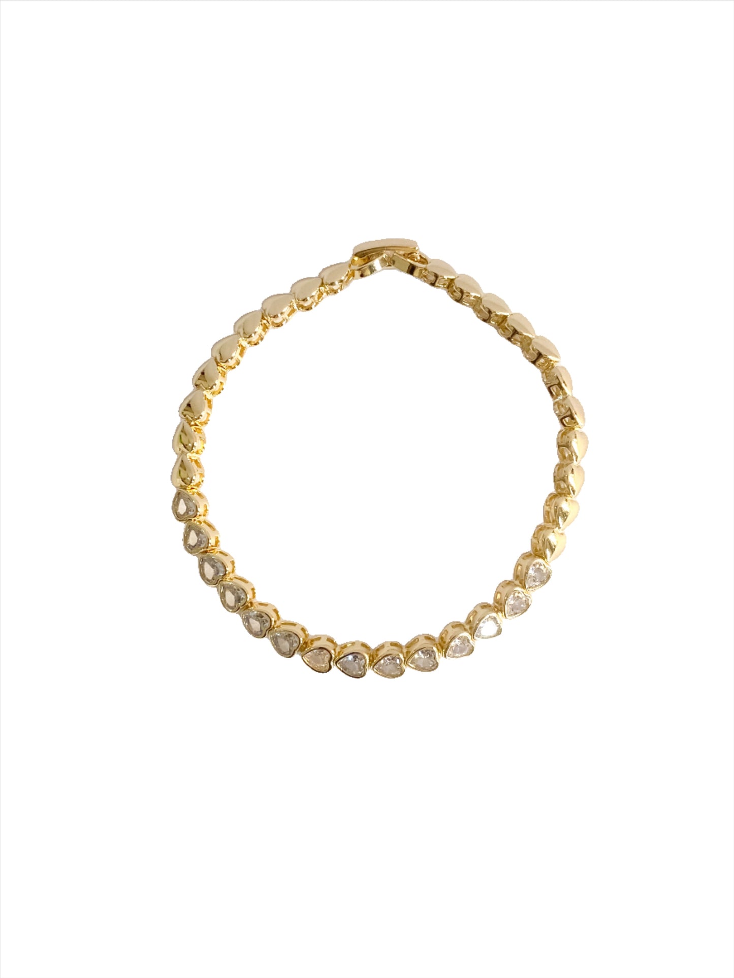 Gold Hearts Bracelet