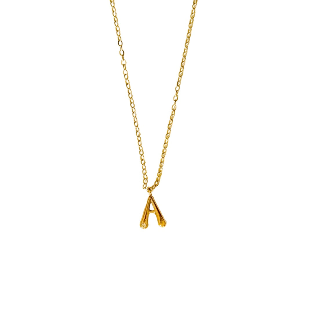 Diamond Initial Necklace