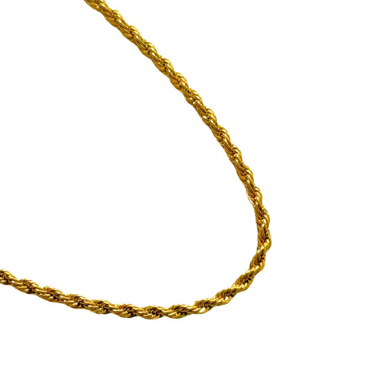 Thin Twisted Necklace