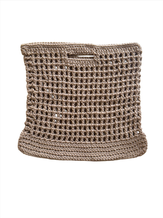 Light Brown Crochet Bag