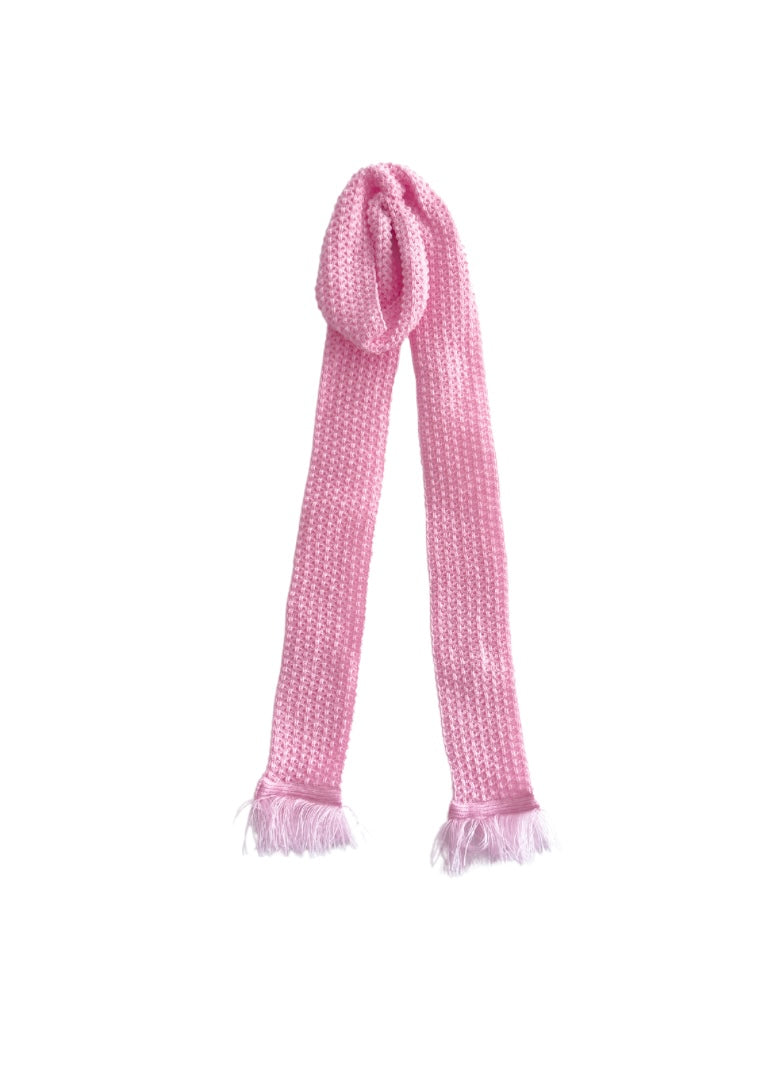 Baby Pink Classic Thin Scarf