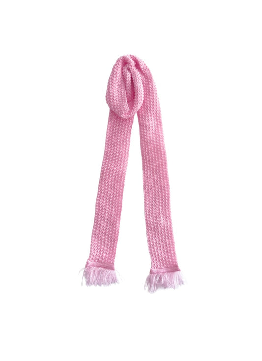 Baby Pink Classic Thin Scarf