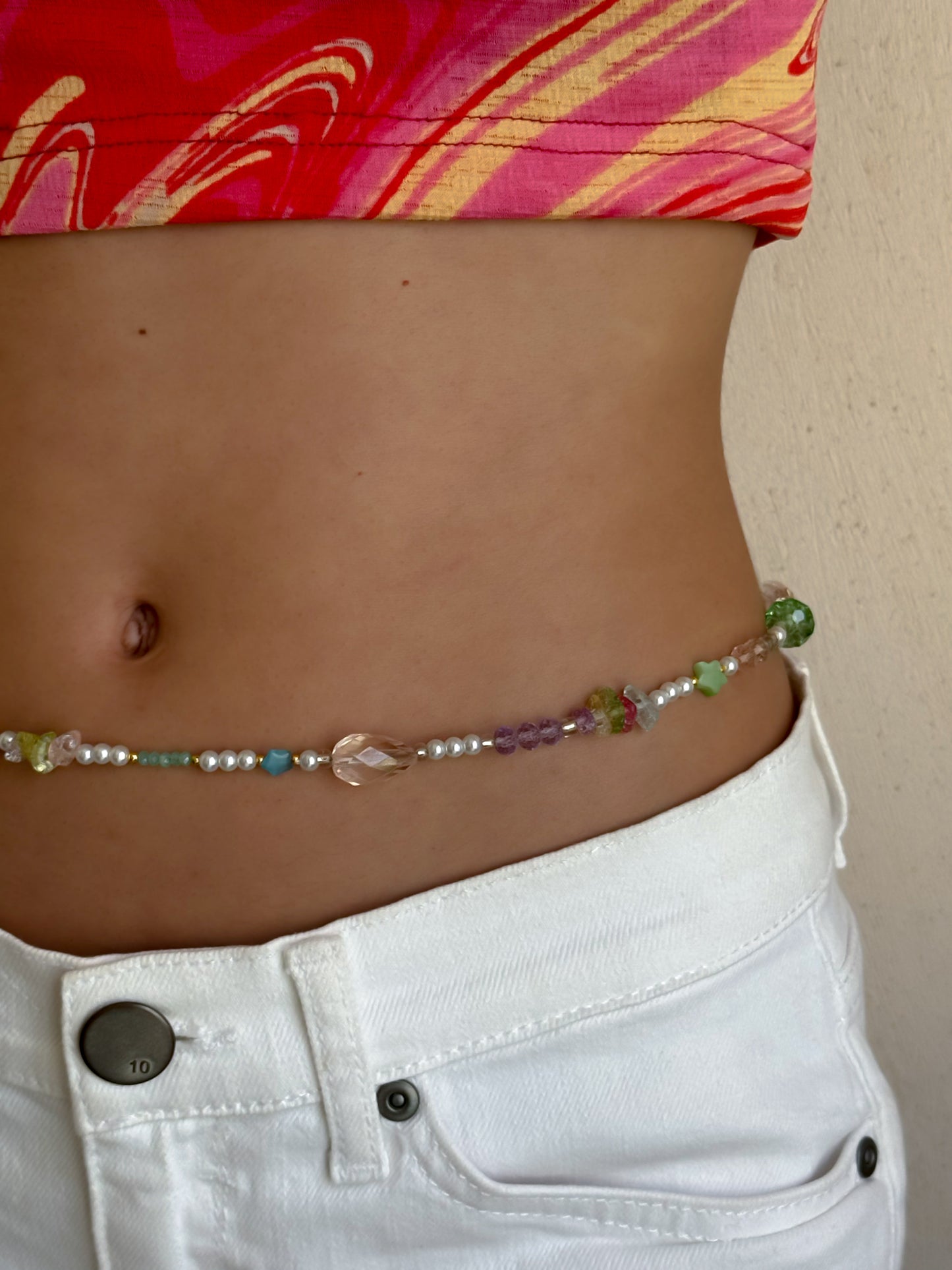 Colorful Beaded Waist Bead