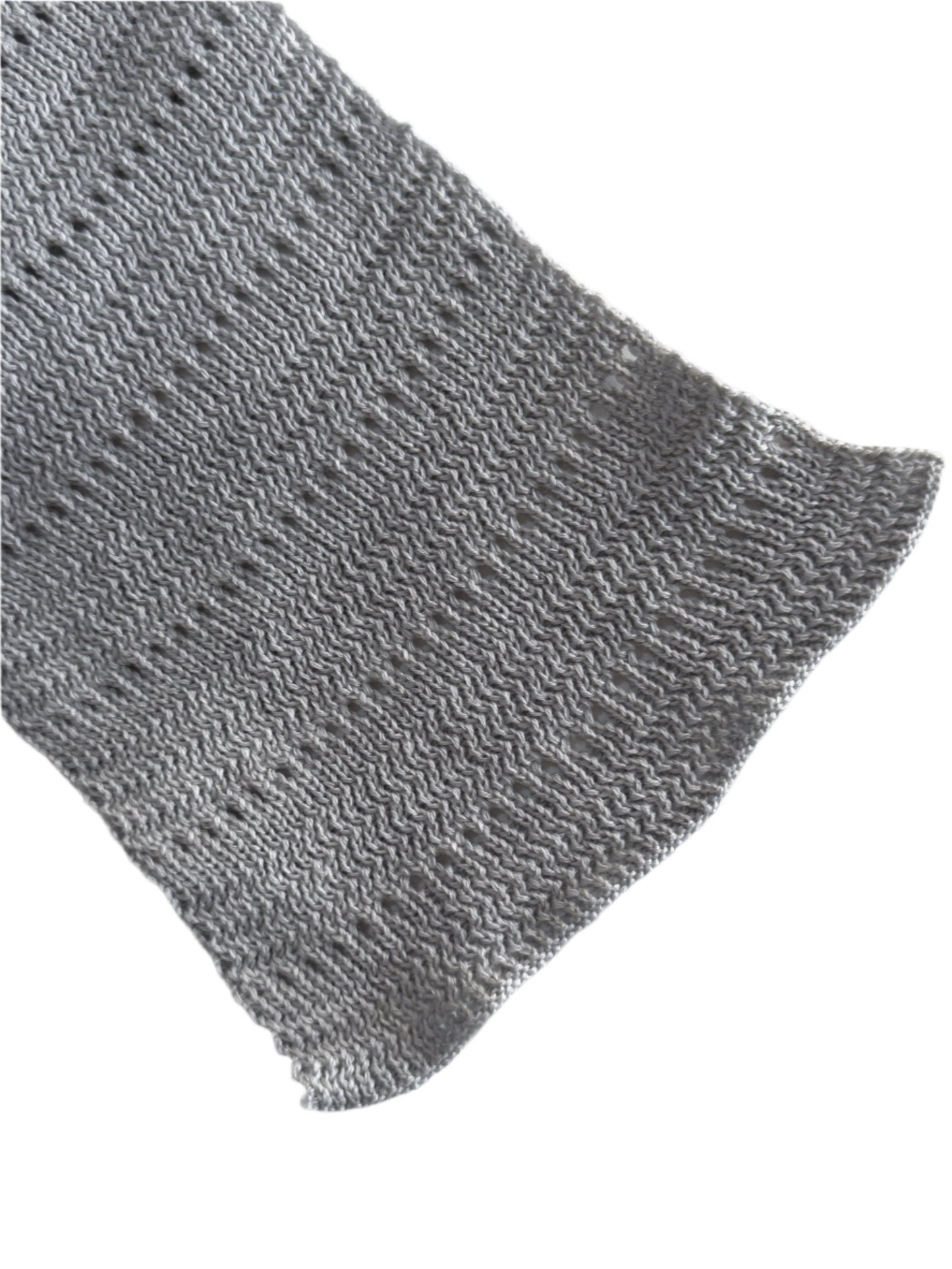 Light Grey Hollowed Scarf