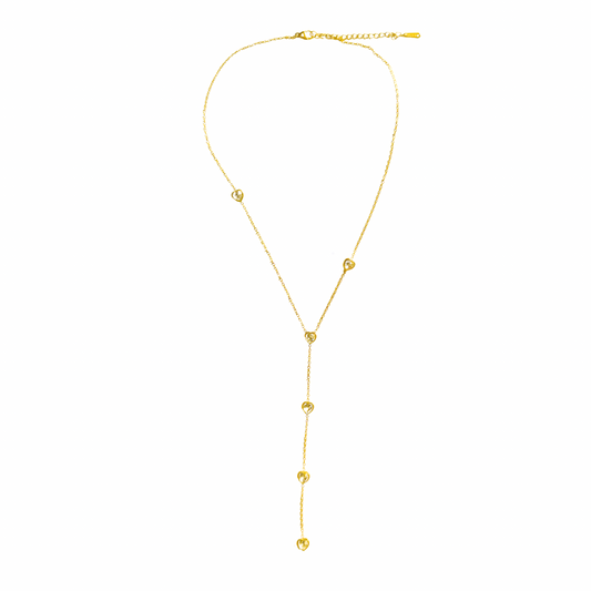 Transparent Hearts Necklace