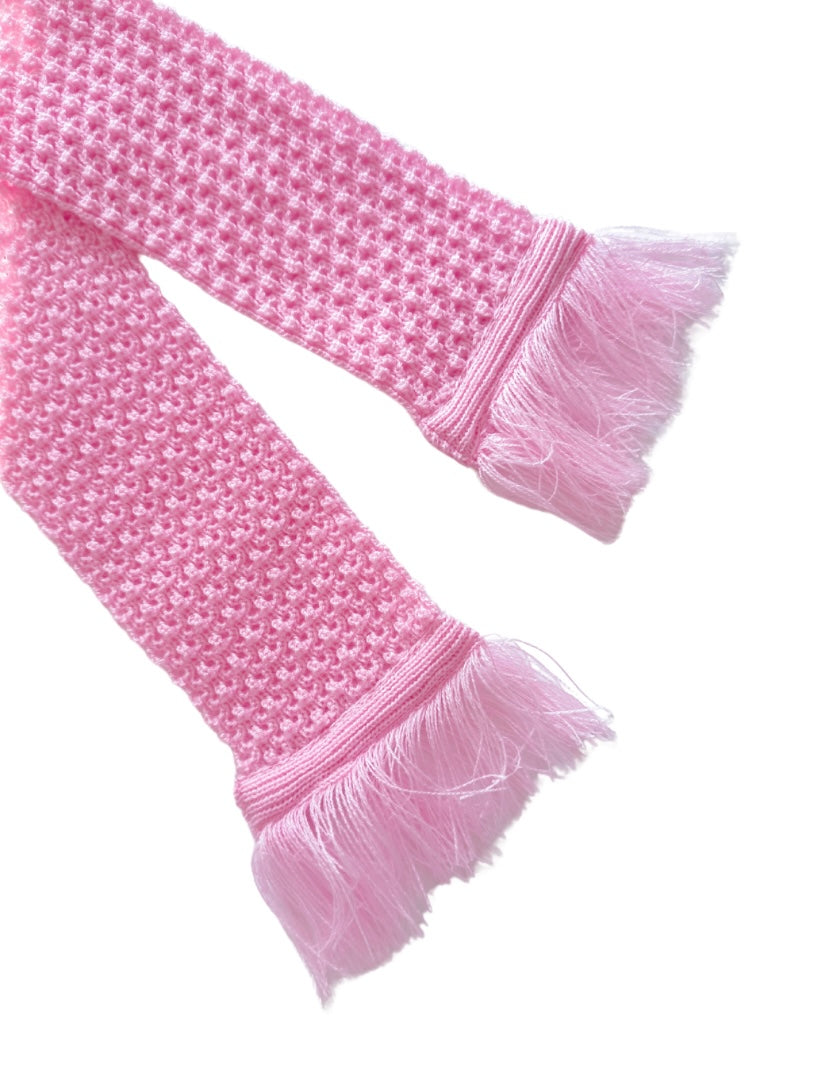 Baby Pink Classic Thin Scarf