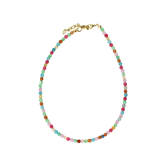 Multicolored beaded Choker