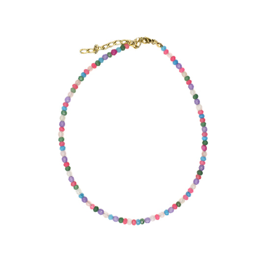 Multicolored Beaded Choker