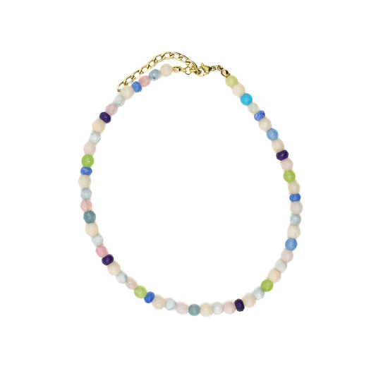 Multicolored Beaded Choker