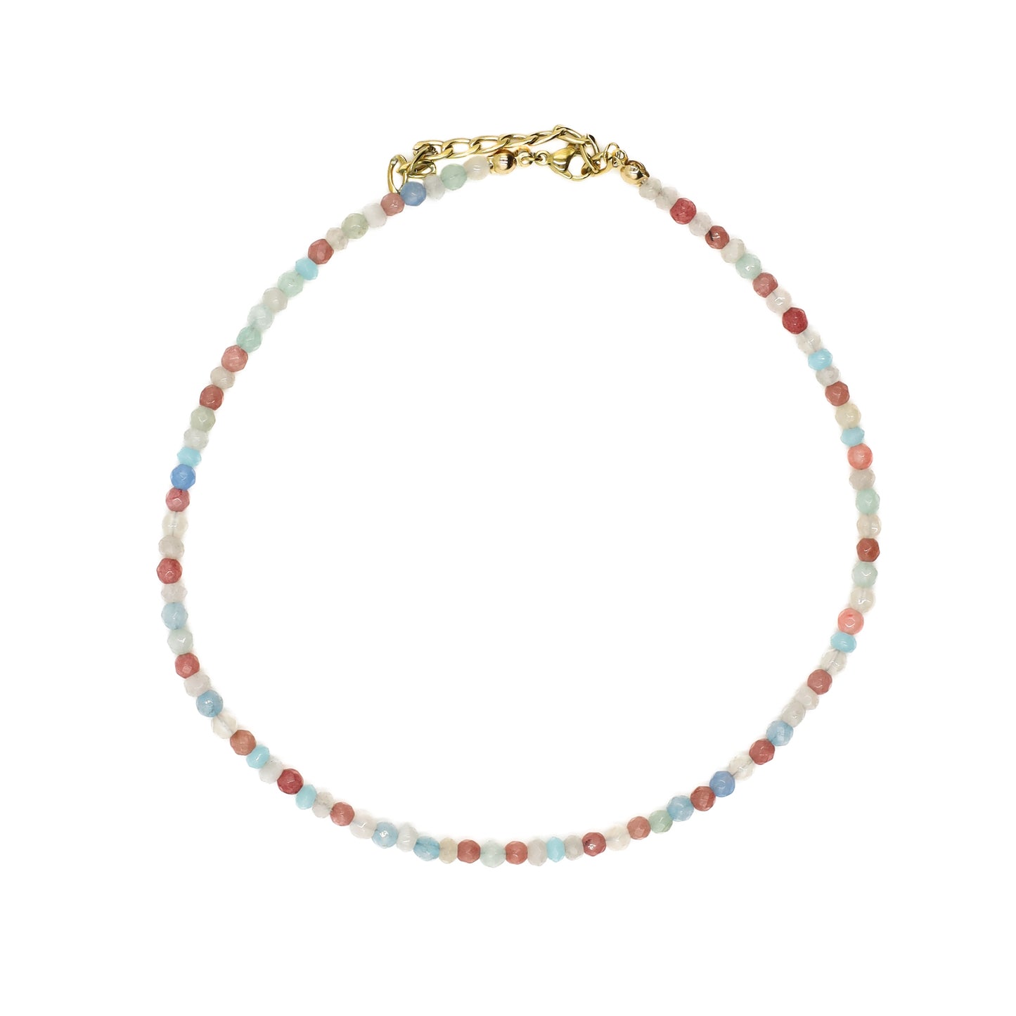 Multicolored Beaded Choker