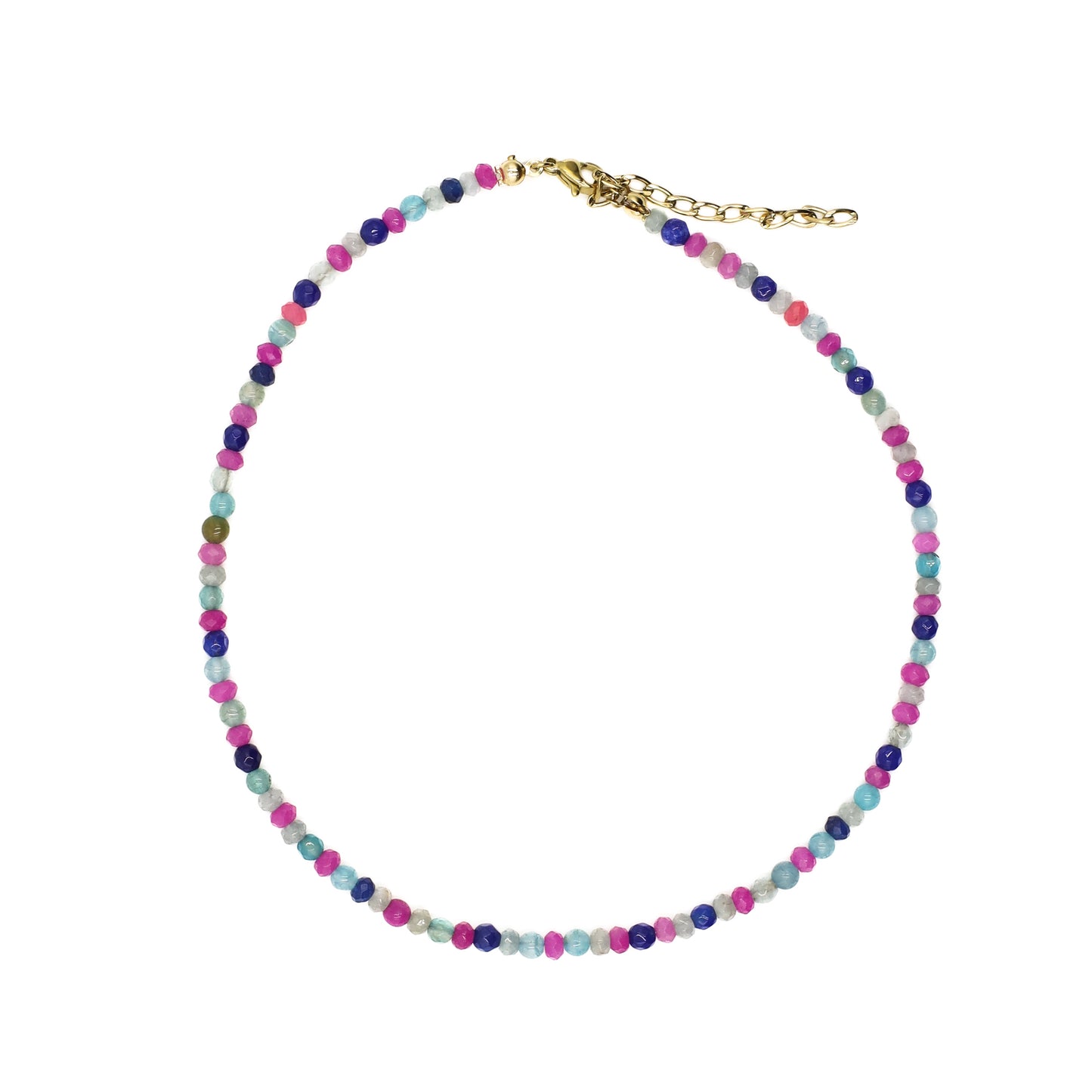 Multicolored Beaded Choker