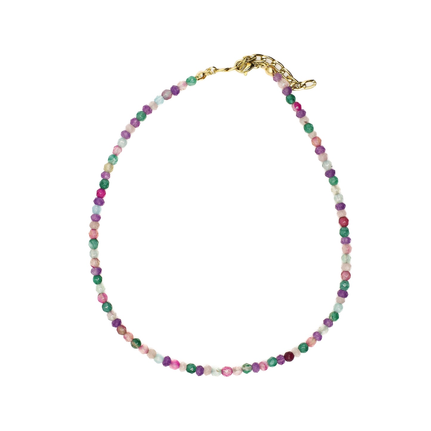 Multicolored Beaded Choker