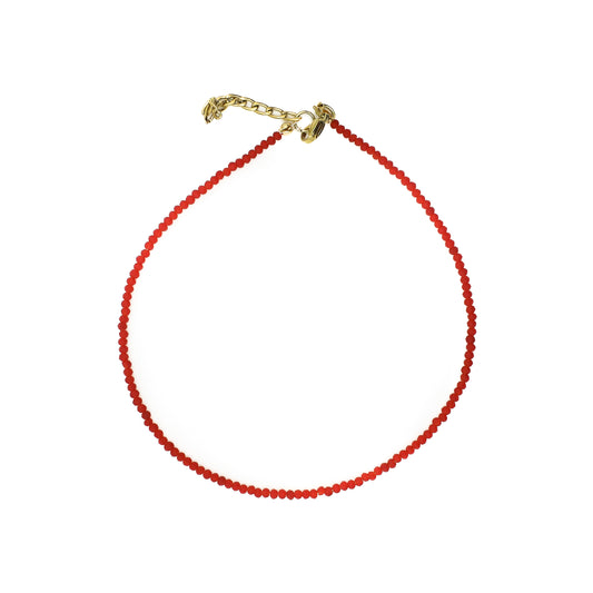 Red Beaded Choker