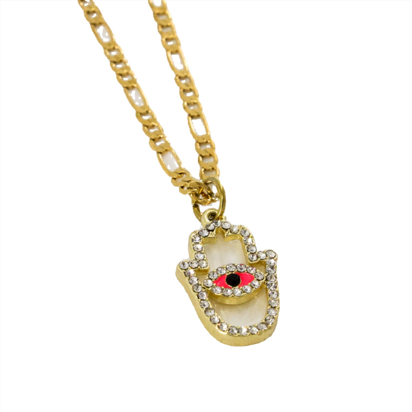 Hamsa Evil Eye Necklace