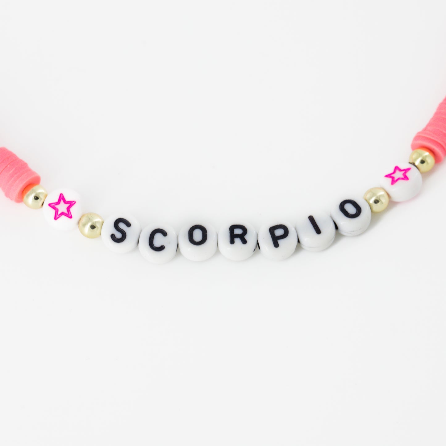 Pink Scorpio Beaded Choker