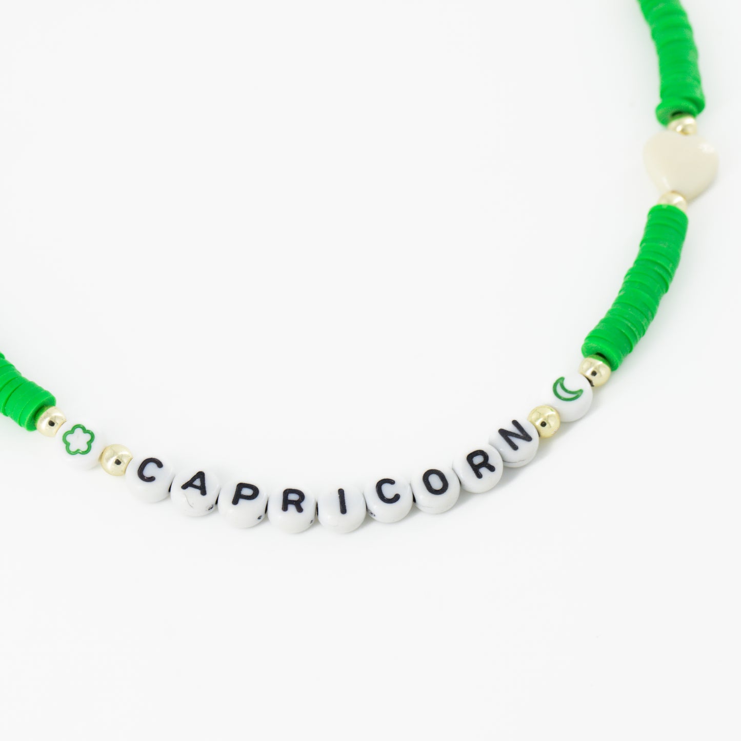 Green Capricorn Beaded Choker