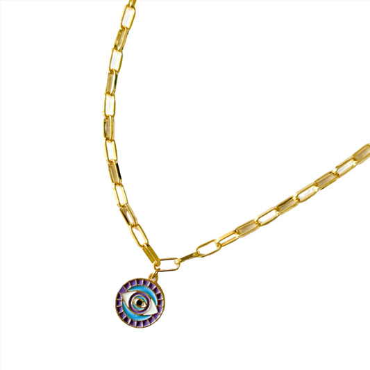 Evil Eye Gold Necklace