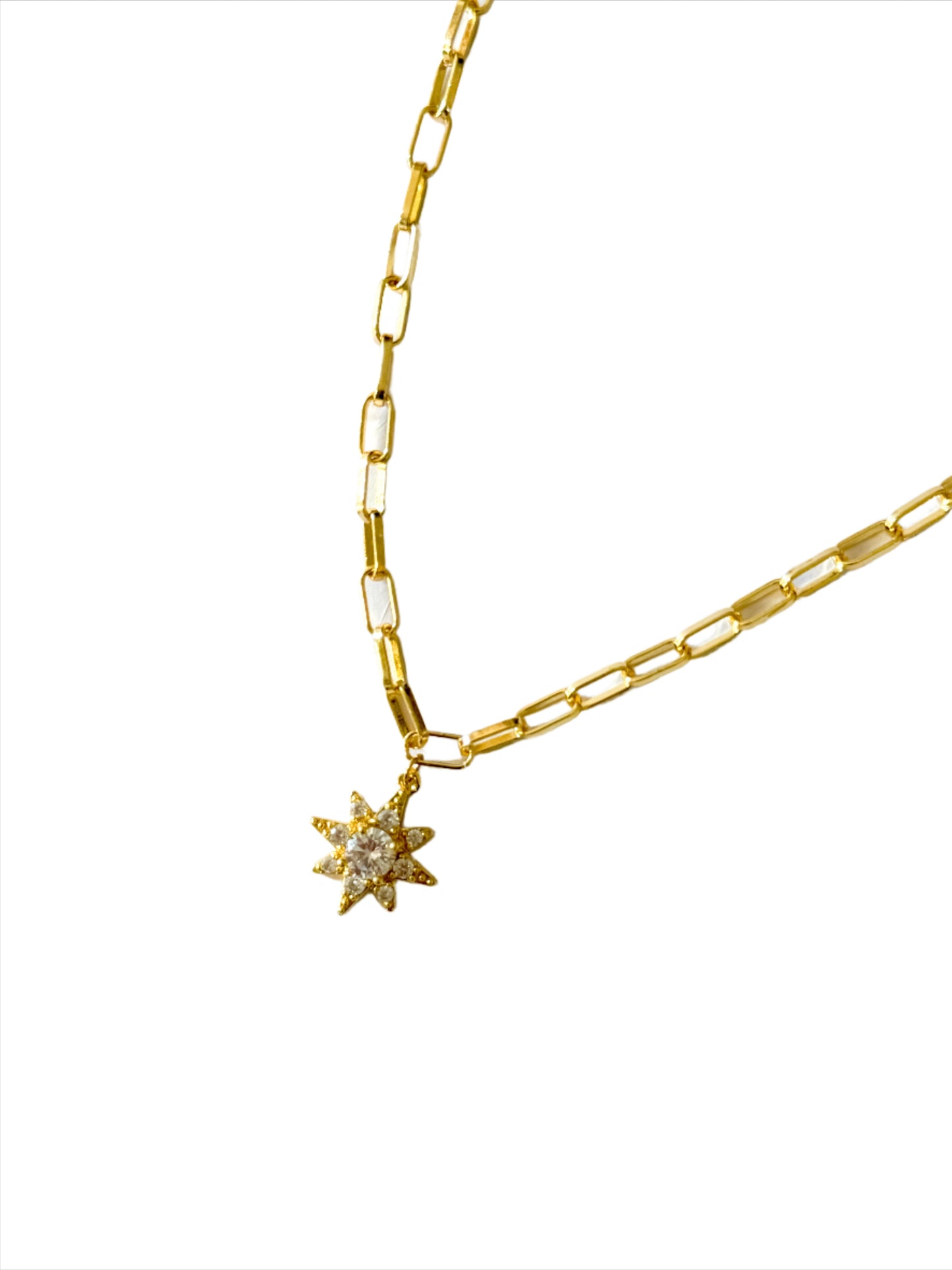 Starburst Gold Necklace