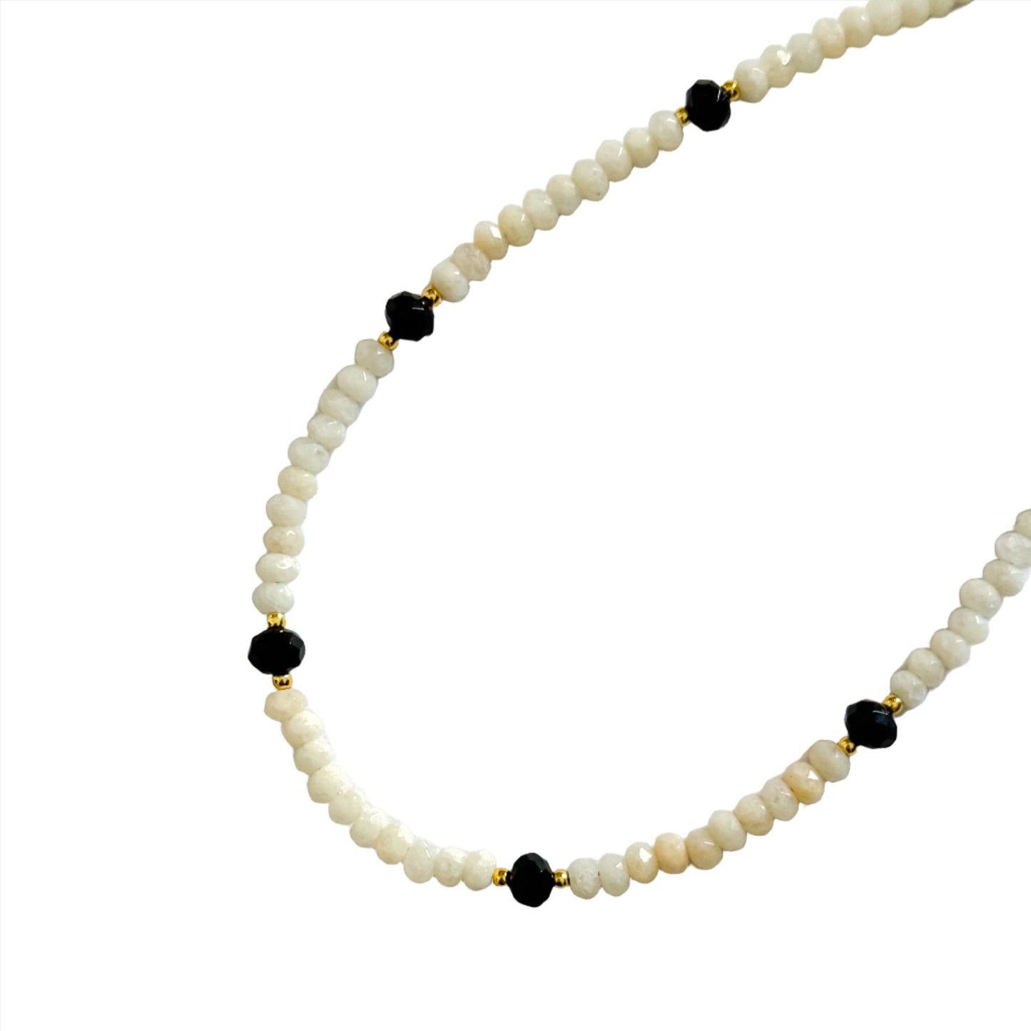 Cream Beaded Choker