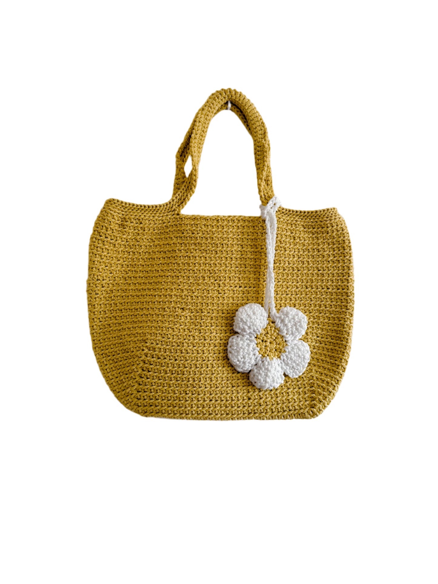 Mustard Macrame Bag