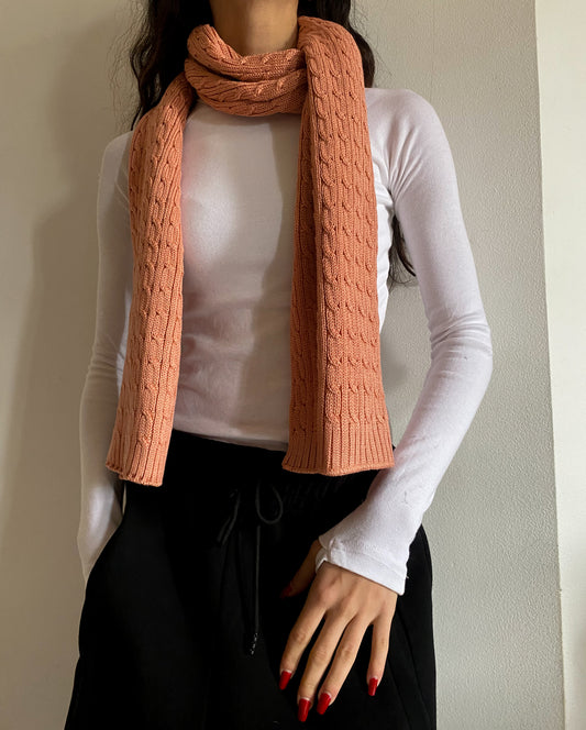 Cashmere Pink Braided Scarf