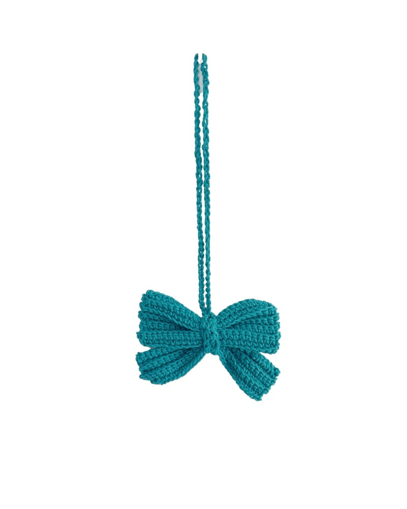 Medium Crochet Bow Bag Charm