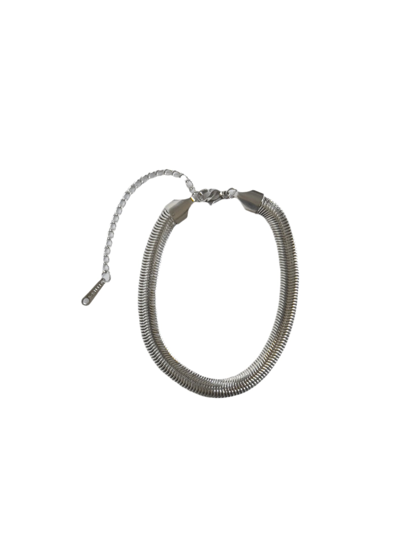 Silver Snakeskin Bracelet