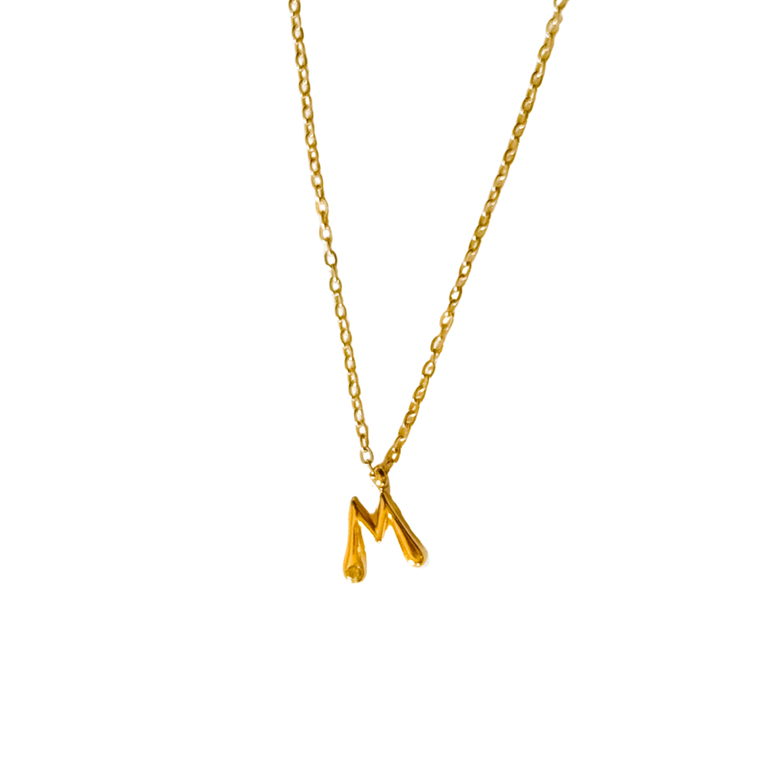 Diamond Initial Necklace