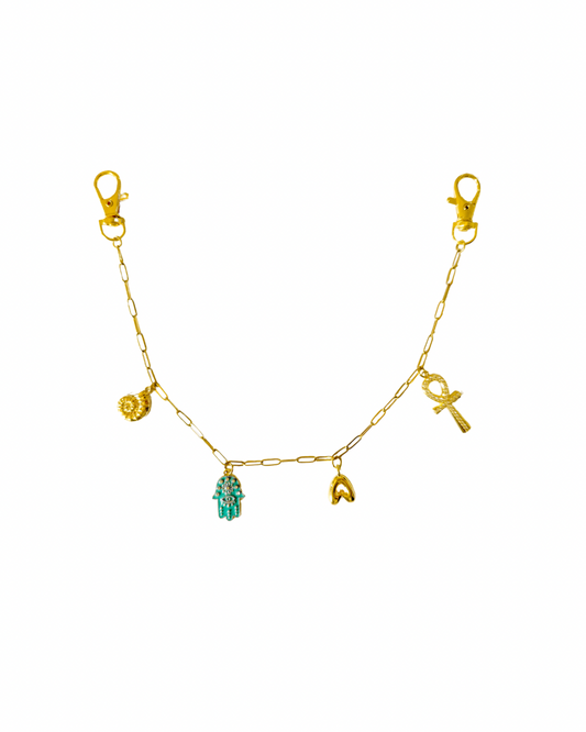 Stacked Chain Bag Charm