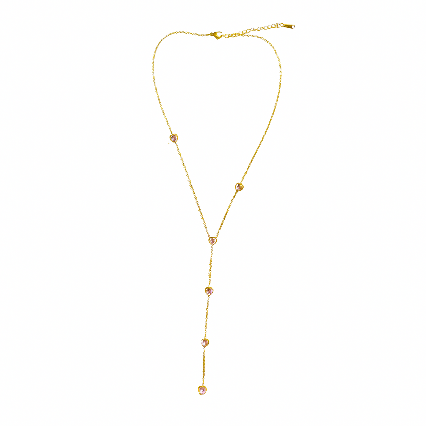 Pink Hearts Necklace
