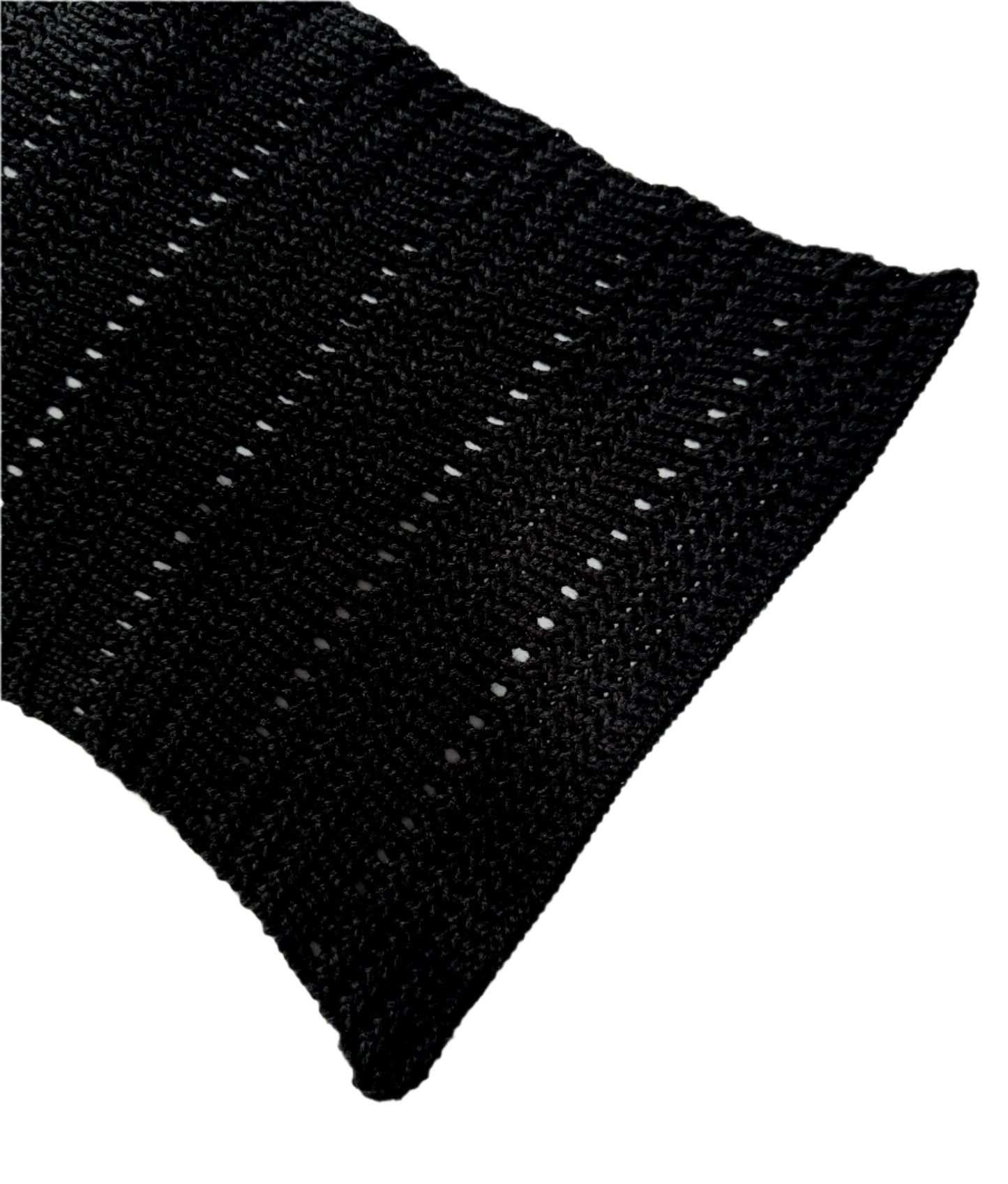 Black Hollowed Scarf