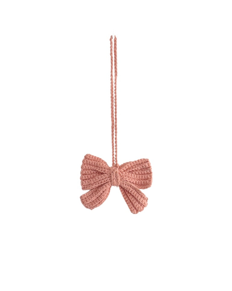 Medium Crochet Bow Bag Charm